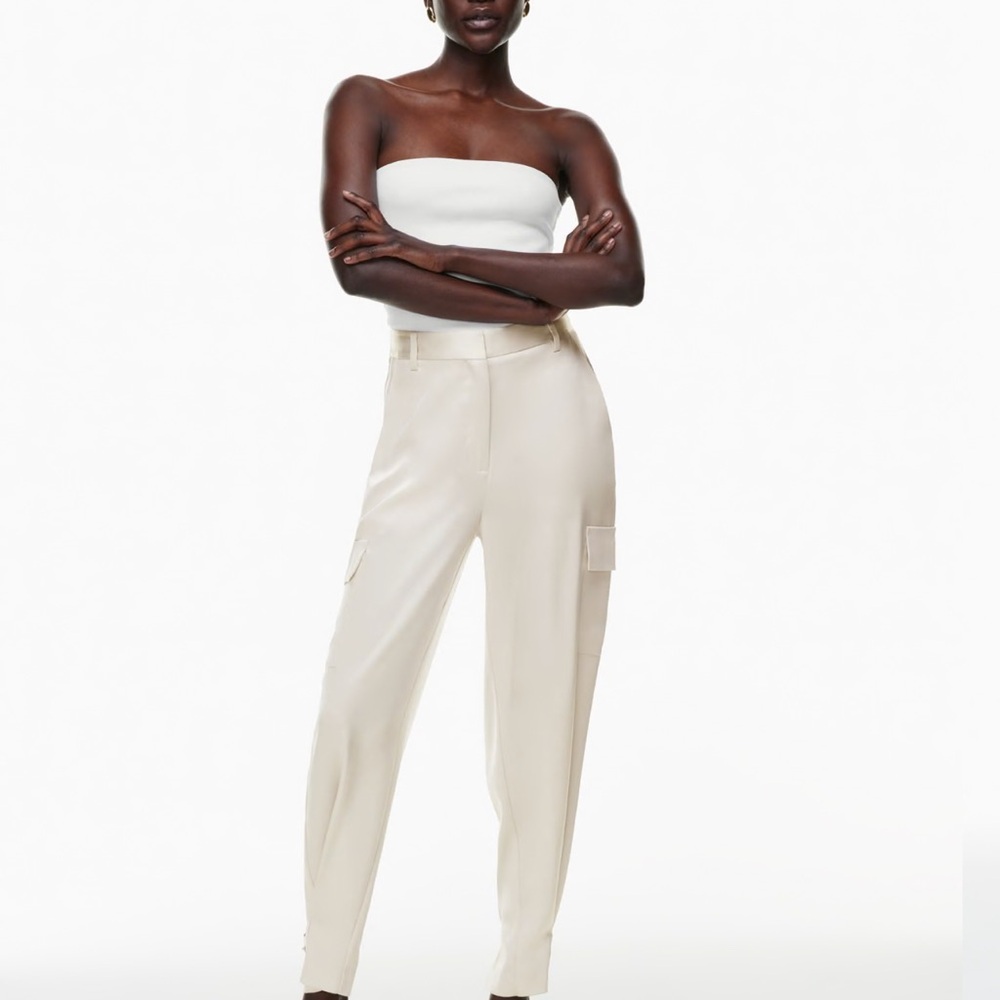 Aritzia Babaton Cargo Pant Satin
